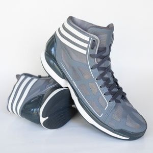 adidas AdiZero Crazy Light “Medium Lead” Basketball Shoes, G23670, Gray, Size 10